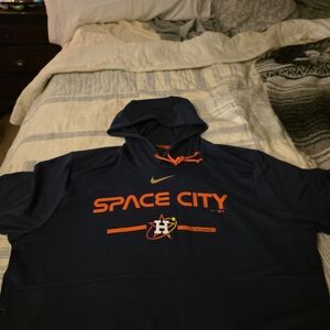 Nike Space City Men's Hoodie - Navy Blue